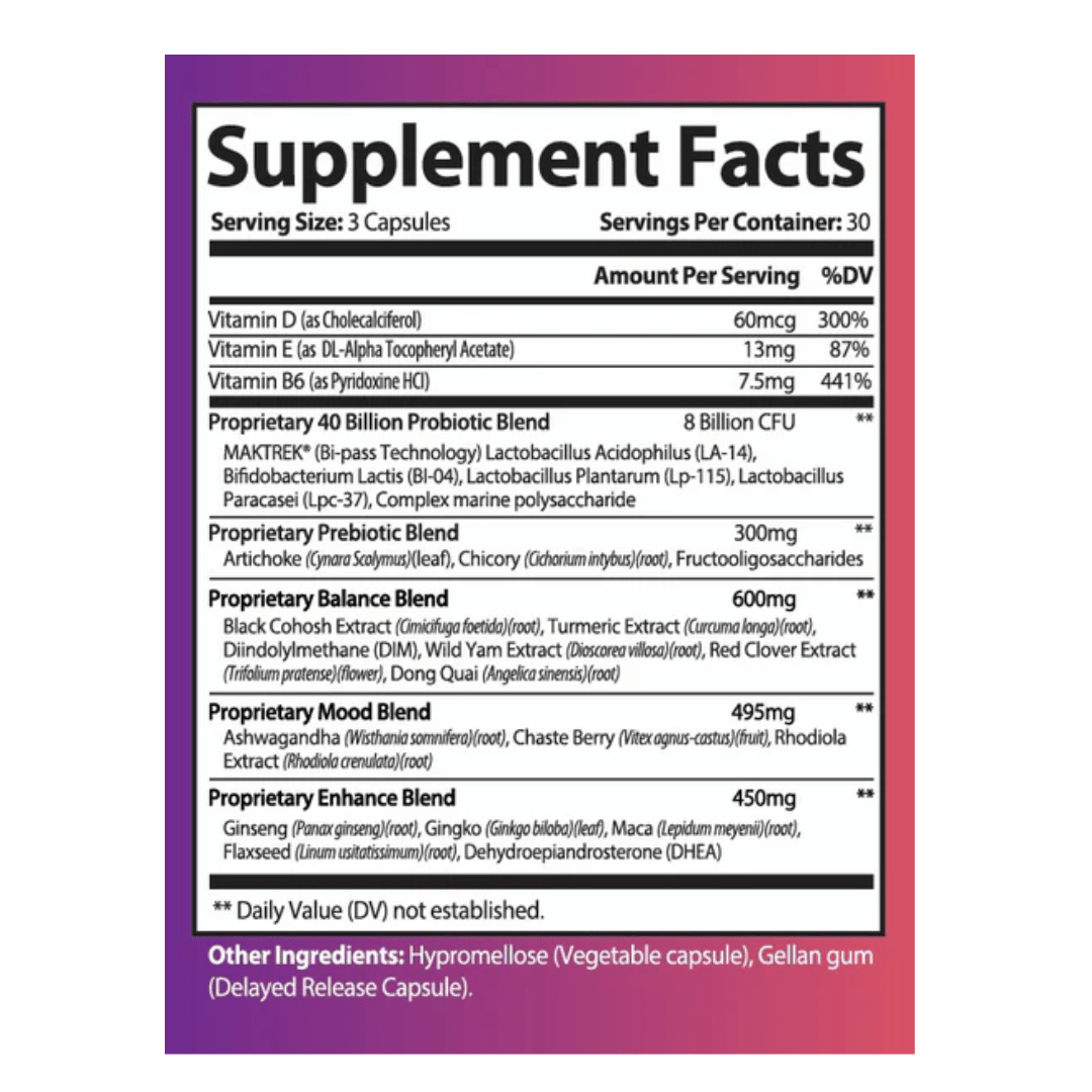 Menopause Support Capsules - 90 Count