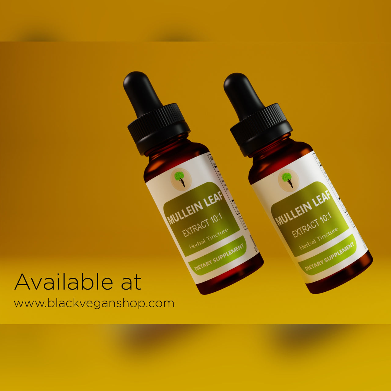 Mullein Extract (Lung Detox Mucus) Black Vegan Shop