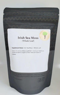 Thumbnail for Whole Leaf Irish Moss Sea Moss 8 Oz | Raw Superfood (SeaMoss) Black Vegan Shop