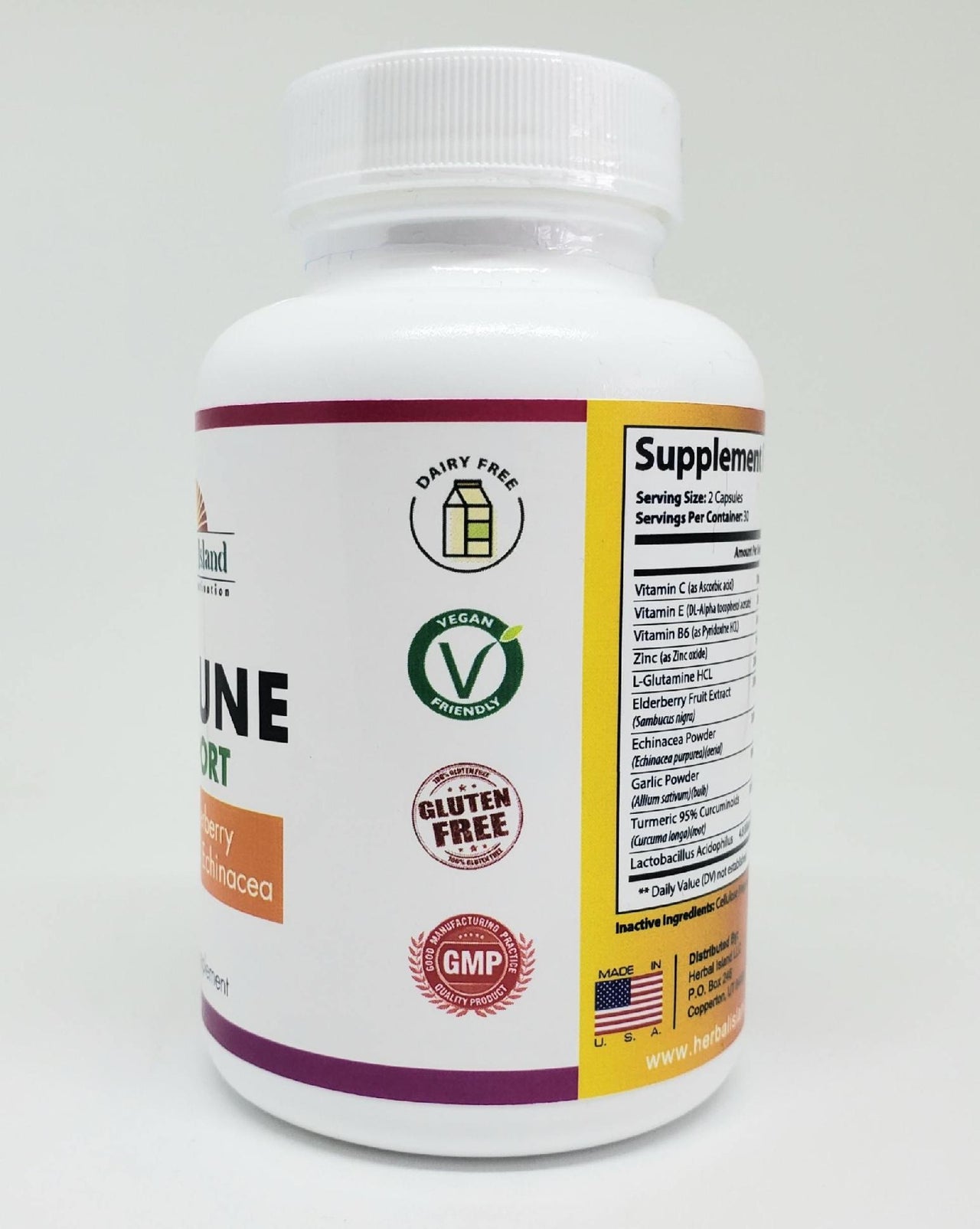 Immune Support Capsules Black Vegan Shop