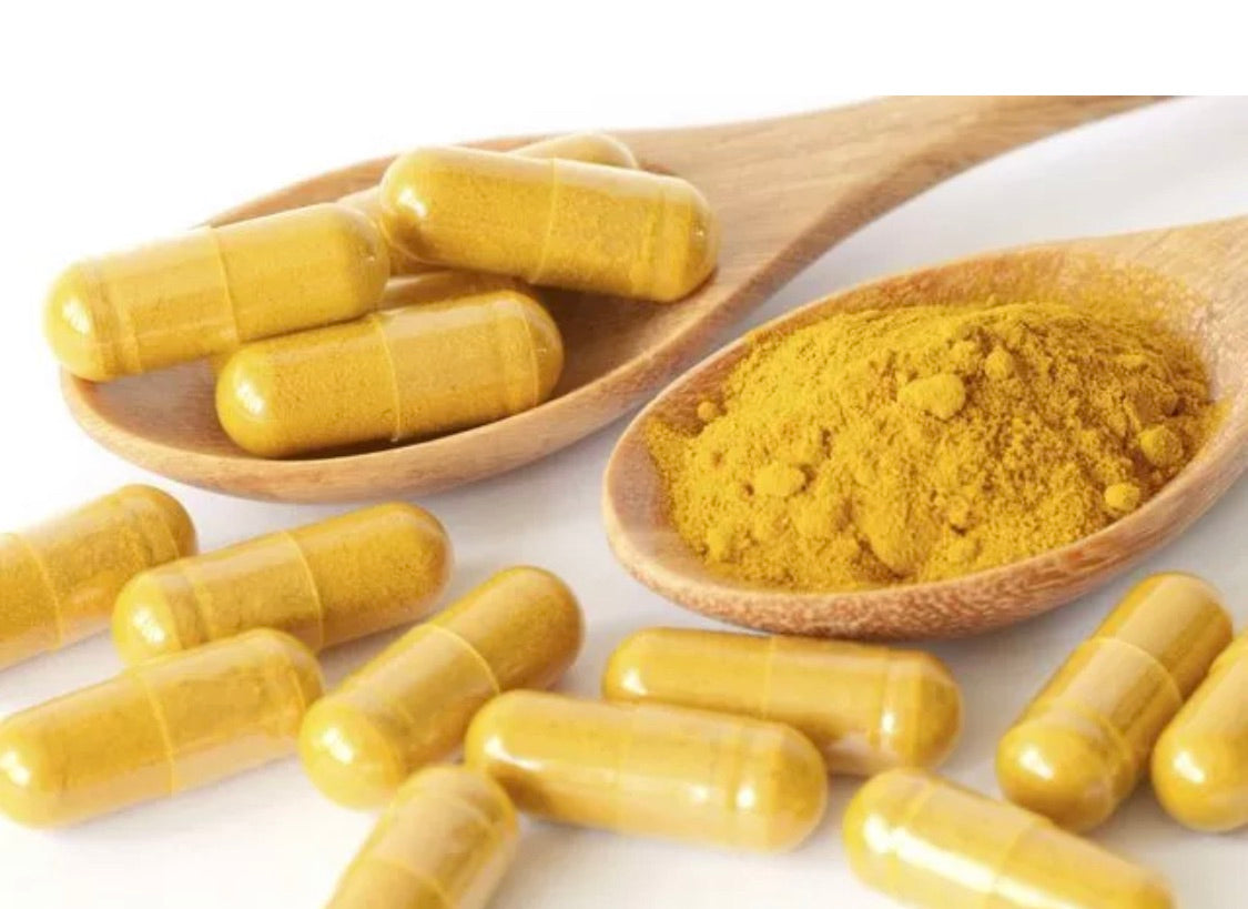 Turmeric Capsules  (Heart) Black Vegan Shop