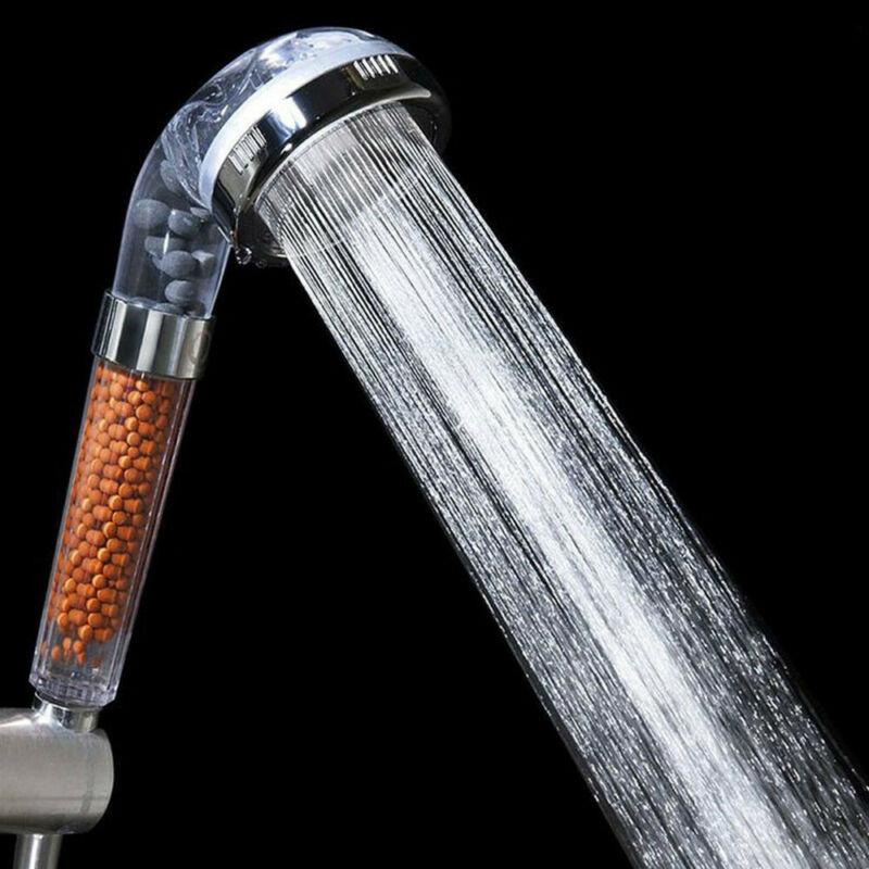 The High Pressure Ionic Shower Head (Filters Hard Water & More) Black Vegan Shop