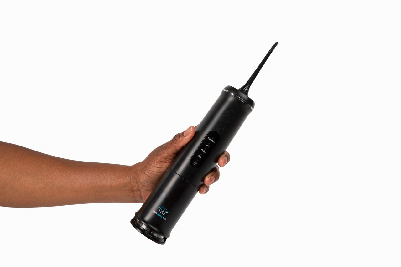 AquaJet Black Diamond Portable Water Flosser 💧💎